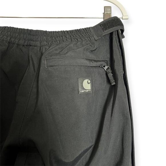 Carhartt Waterproof Breathable Waist Overall Unlined SIZE S 28 Black Pants - Picture 16 of 16